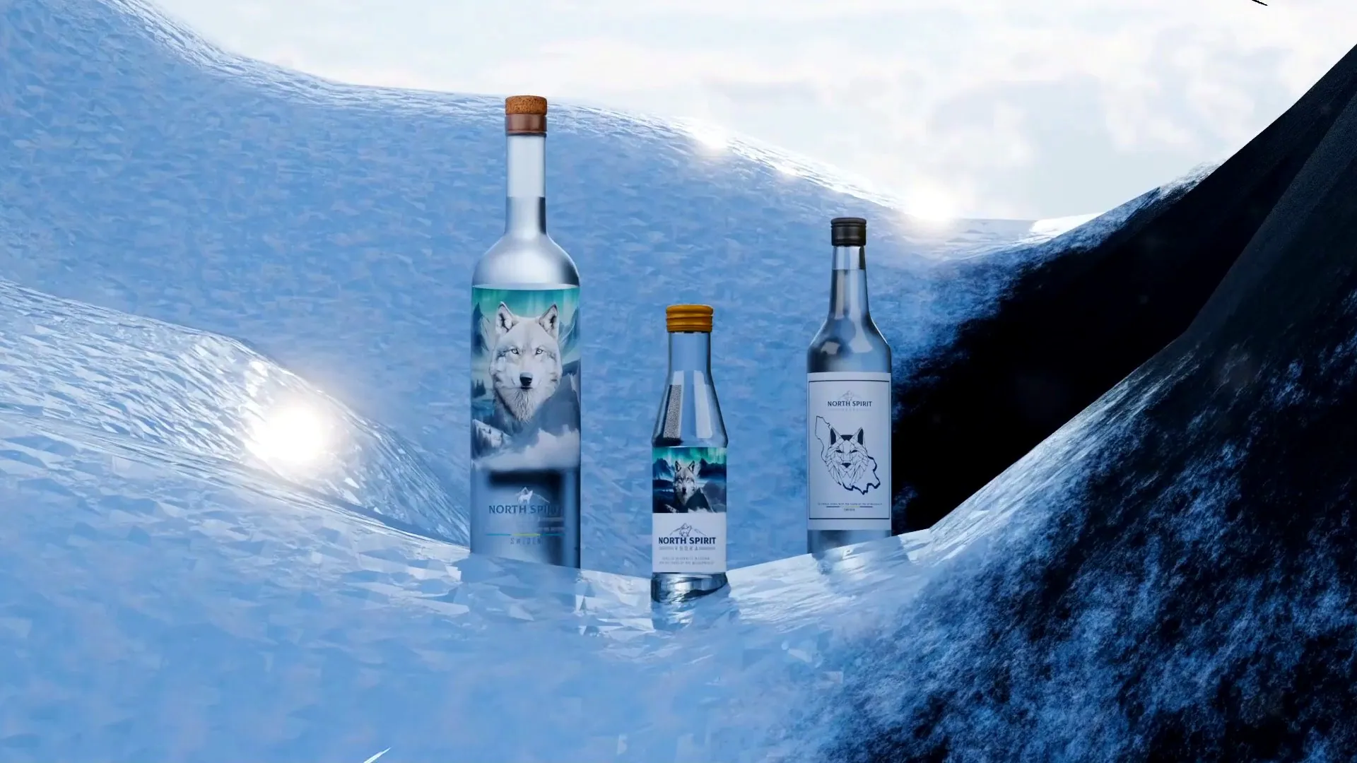 The snowfield the brand takes its character from