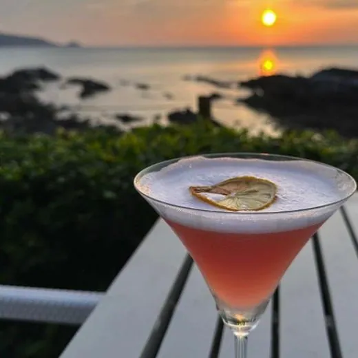 A Cosmopolitan made with North Spirit